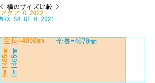 #アクア G 2022- + WRX S4 GT-H 2021-